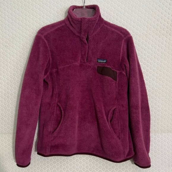 Patagonia Womens Polartec Windbloc Re-Tool Snap Neck Fleece Pullover  Size M EUC - Picture 1 of 7